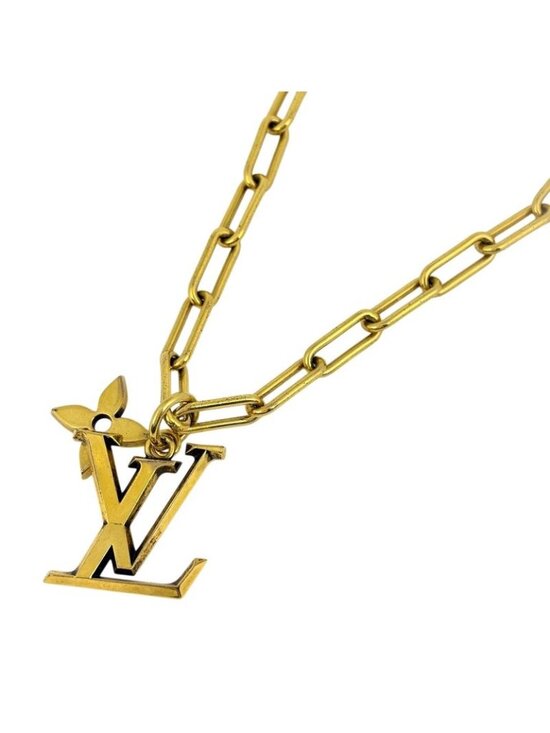 Louis Vuitton Jewelry - Louis Vuitton Collier LV Flower Necklace Gold Plated